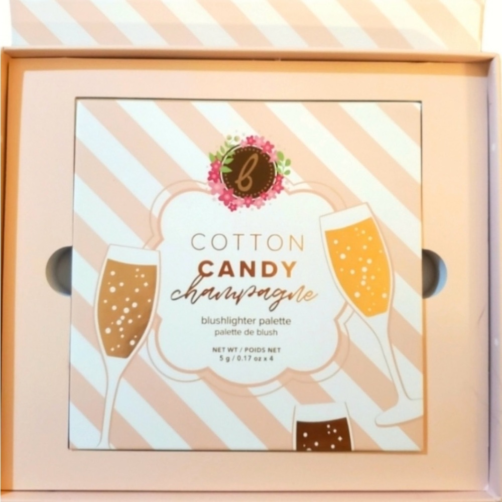 NWT Beauty Bakerie Cotton Candy Champagne Blush Highlighter Palette. 4 colors - Picture 2 of 8